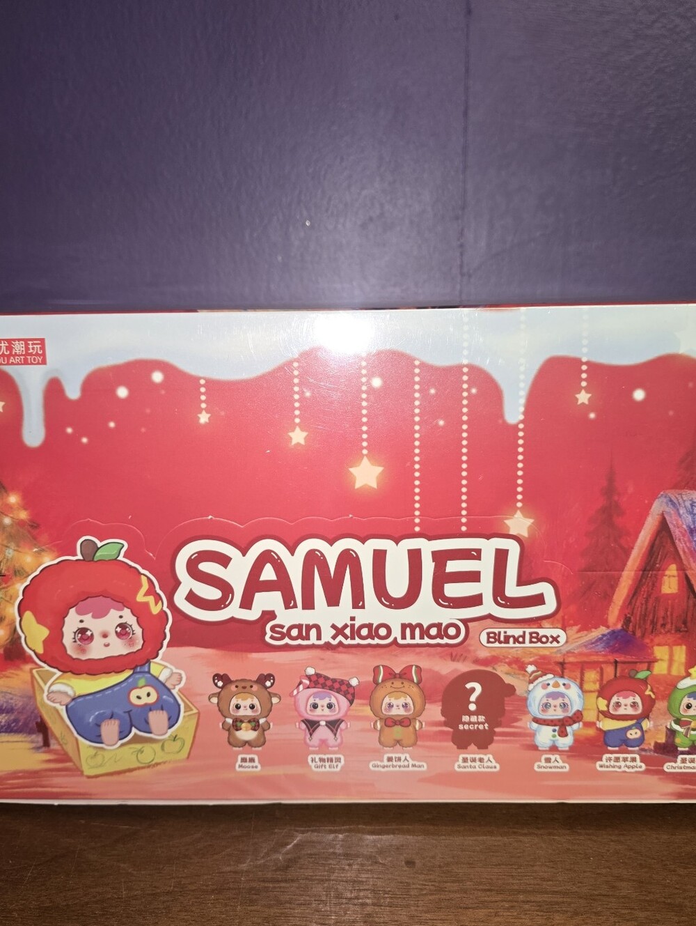 Samuel Christmas Goodnight Song Plush Pendant Blind Box Case
